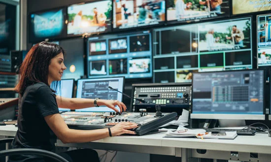 KVM-technologie van Black Box in een control room