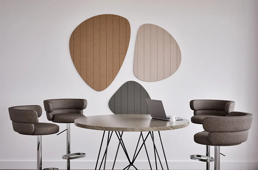 Chameleon Pebbles akoestische wandpanelen