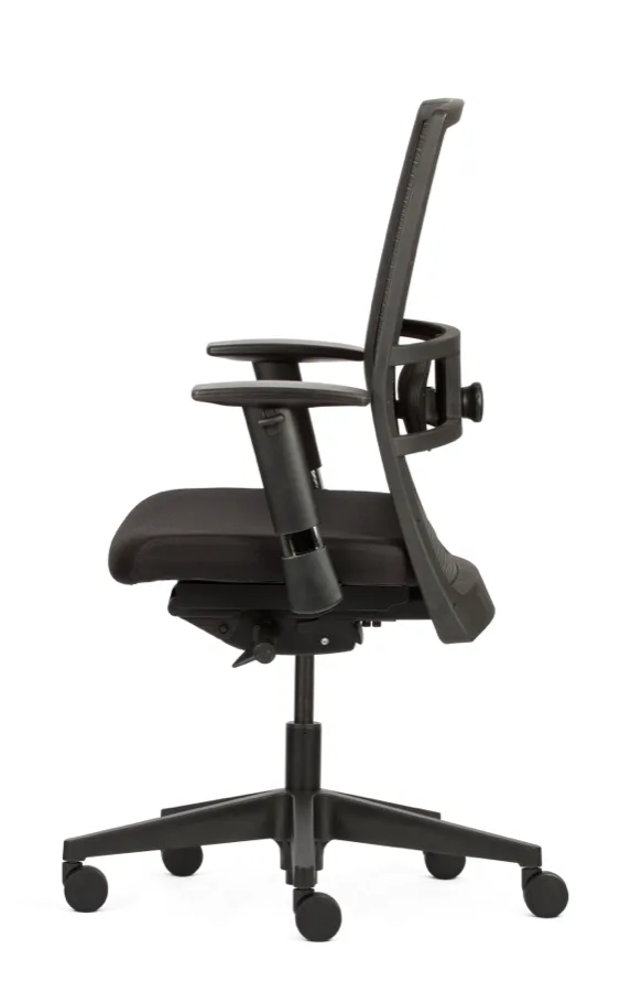 757 CS, rug in mesh zwart 4