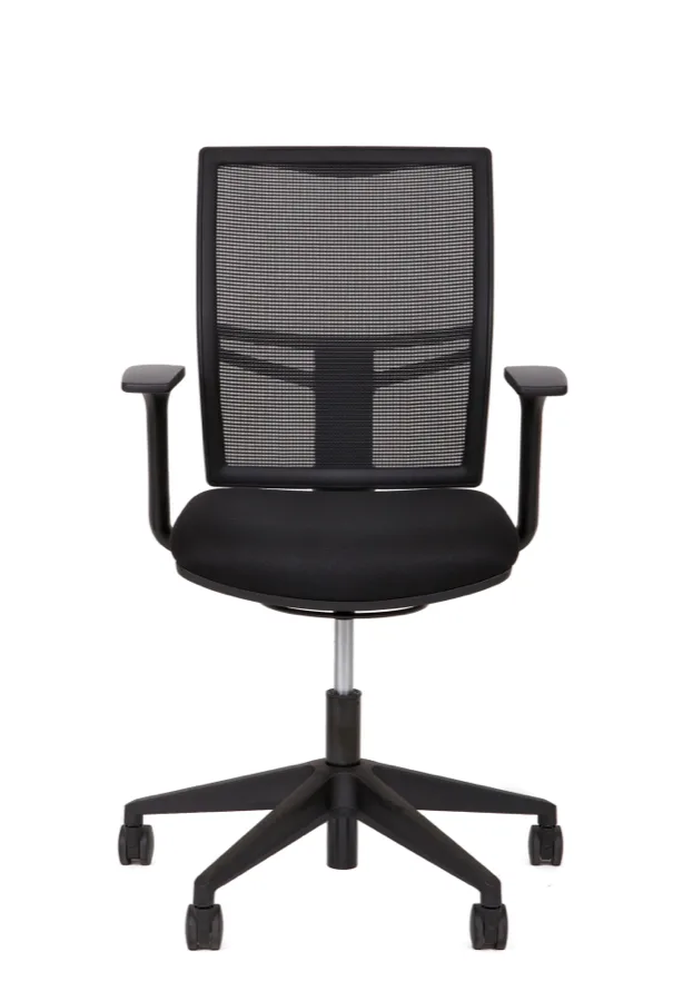 706 School, rug in mesh zwart