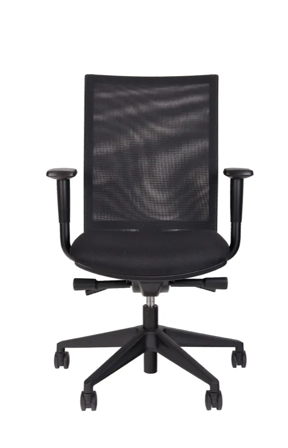A350, rug in mesh zwart 3
