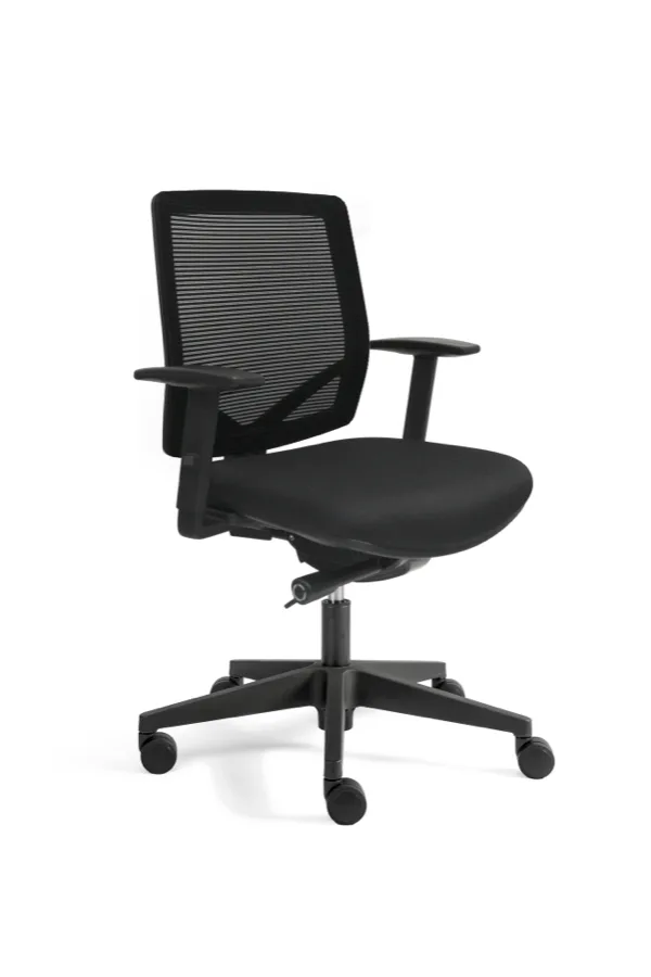 A300, rug in mesh zwart
